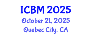 International Conference on Biomechanics (ICBM) October 21, 2025 - Quebec City, Canada
