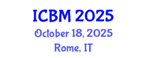 International Conference on Biomechanics (ICBM) October 18, 2025 - Rome, Italy