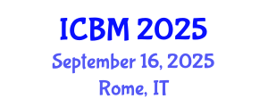 International Conference on Biomechanics (ICBM) September 16, 2025 - Rome, Italy
