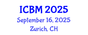 International Conference on Biomechanics (ICBM) September 16, 2025 - Zurich, Switzerland