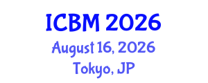 International Conference on Biomechanics (ICBM) August 16, 2026 - Tokyo, Japan