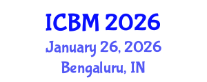 International Conference on Biomechanics (ICBM) January 26, 2026 - Bengaluru, India International Conference on Biomechanics (ICBM) January 26, 2026 - Bengaluru, India