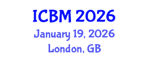 International Conference on Biomechanics (ICBM) January 19, 2026 - London, United Kingdom International Conference on Biomechanics (ICBM) January 19, 2026 - London, United Kingdom