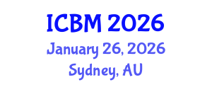 International Conference on Biomechanics (ICBM) January 26, 2026 - Sydney, Australia International Conference on Biomechanics (ICBM) January 26, 2026 - Sydney, Australia