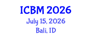 International Conference on Biomechanics (ICBM) July 15, 2026 - Bali, Indonesia International Conference on Biomechanics (ICBM) July 15, 2026 - Bali, Indonesia