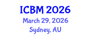 International Conference on Biomechanics (ICBM) March 29, 2026 - Sydney, Australia