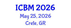 International Conference on Biomechanics (ICBM) May 25, 2026 - Crete, Greece International Conference on Biomechanics (ICBM) May 25, 2026 - Crete, Greece