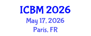 International Conference on Biomechanics (ICBM) May 17, 2026 - Paris, France