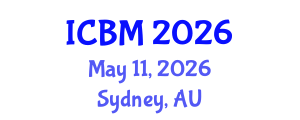 International Conference on Biomechanics (ICBM) May 11, 2026 - Sydney, Australia International Conference on Biomechanics (ICBM) May 11, 2026 - Sydney, Australia