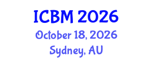 International Conference on Biomechanics (ICBM) October 18, 2026 - Sydney, Australia International Conference on Biomechanics (ICBM) October 18, 2026 - Sydney, Australia