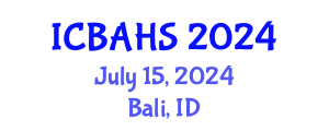 International Conference on Biomedical and Health Sciences (ICBAHS) July 15, 2024 - Bali, Indonesia