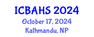 International Conference on Biomedical and Health Sciences (ICBAHS) October 17, 2024 - Kathmandu, Nepal