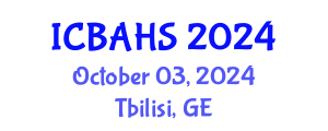 International Conference on Biomedical and Health Sciences (ICBAHS) October 04, 2024 - Tbilisi, Georgia