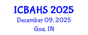 International Conference on Biomedical and Health Sciences (ICBAHS) December 09, 2025 - Goa, India