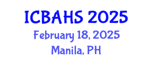 International Conference on Biomedical and Health Sciences (ICBAHS) February 18, 2025 - Manila, Philippines