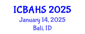 International Conference on Biomedical and Health Sciences (ICBAHS) January 14, 2025 - Bali, Indonesia