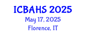 International Conference on Biomedical and Health Sciences (ICBAHS) May 17, 2025 - Florence, Italy