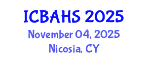 International Conference on Biomedical and Health Sciences (ICBAHS) November 04, 2025 - Nicosia, Cyprus