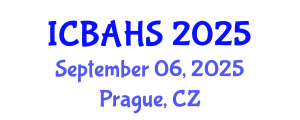 International Conference on Biomedical and Health Sciences (ICBAHS) September 06, 2025 - Prague, Czechia