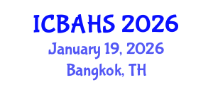 International Conference on Biomedical and Health Sciences (ICBAHS) January 19, 2026 - Bangkok, Thailand International Conference on Biomedical and Health Sciences (ICBAHS) January 19, 2026 - Bangkok, Thailand