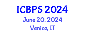 International Conference on Biomedical and Pharmaceutical Sciences (ICBPS) June 20, 2024 - Venice, Italy