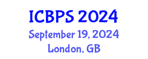 International Conference on Biomedical and Pharmaceutical Sciences (ICBPS) September 19, 2024 - London, United Kingdom