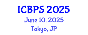 International Conference on Biomedical and Pharmaceutical Sciences (ICBPS) June 10, 2025 - Tokyo, Japan