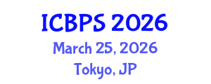 International Conference on Biomedical and Pharmaceutical Sciences (ICBPS) March 25, 2026 - Tokyo, Japan