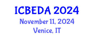 International Conference on Biomedical Electronics, Devices and Applications (ICBEDA) November 11, 2024 - Venice, Italy