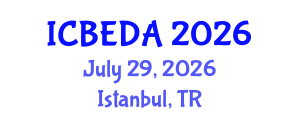 International Conference on Biomedical Electronics, Devices and Applications (ICBEDA) July 29, 2026 - Istanbul, Turkey