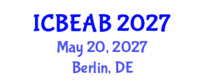 International Conference on Biomedical Engineering and Applied Biophysics (ICBEAB) May 20, 2027 - Berlin, Germany International Conference on Biomedical Engineering and Applied Biophysics (ICBEAB) May 20, 2027 - Berlin, Germany