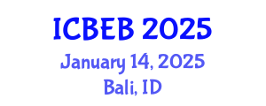 International Conference on Biomedical Engineering and Biotechnology (ICBEB) January 14, 2025 - Bali, Indonesia