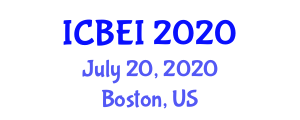 International Conference on Biomedical Engineering and Instrumentation (ICBEI) July 20, 2020 - Boston, United States