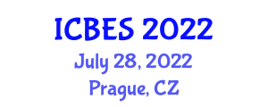 International Conference on Biomedical Engineering and Systems (ICBES) July 28, 2022 - Prague, Czechia