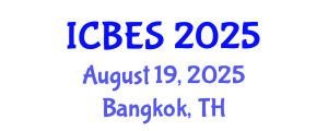 International Conference on Biomedical Engineering and Systems (ICBES) August 19, 2025 - Bangkok, Thailand