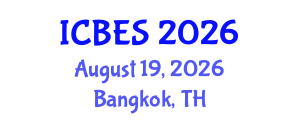 International Conference on Biomedical Engineering and Systems (ICBES) August 19, 2026 - Bangkok, Thailand