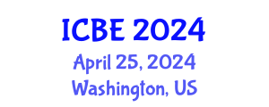 International Conference on Biomedical Engineering (ICBE) April 25, 2024 - Washington, United States