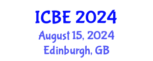 International Conference on Biomedical Engineering (ICBE) August 15, 2024 - Edinburgh, United Kingdom