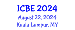 International Conference on Biomedical Engineering (ICBE) August 22, 2024 - Kuala Lumpur, Malaysia