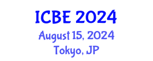 International Conference on Biomedical Engineering (ICBE) August 15, 2024 - Tokyo, Japan