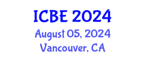 International Conference on Biomedical Engineering (ICBE) August 05, 2024 - Vancouver, Canada