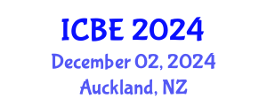 International Conference on Biomedical Engineering (ICBE) December 02, 2024 - Auckland, New Zealand