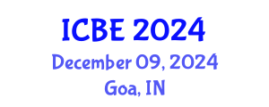 International Conference on Biomedical Engineering (ICBE) December 09, 2024 - Goa, India