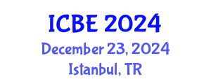 International Conference on Biomedical Engineering (ICBE) December 23, 2024 - Istanbul, Turkey