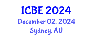 International Conference on Biomedical Engineering (ICBE) December 02, 2024 - Sydney, Australia