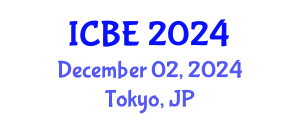 International Conference on Biomedical Engineering (ICBE) December 02, 2024 - Tokyo, Japan