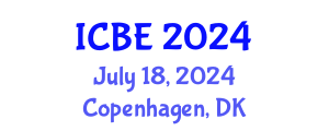 International Conference on Biomedical Engineering (ICBE) July 18, 2024 - Copenhagen, Denmark