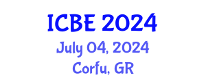 International Conference on Biomedical Engineering (ICBE) July 04, 2024 - Corfu, Greece