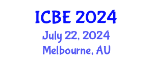 International Conference on Biomedical Engineering (ICBE) July 22, 2024 - Melbourne, Australia