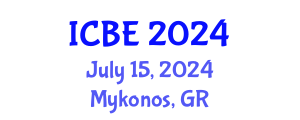 International Conference on Biomedical Engineering (ICBE) July 15, 2024 - Mykonos, Greece